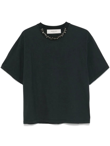 Crystal-Embellished Jersey T-Shirt