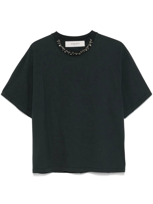 Crystal-Embellished Jersey T-Shirt