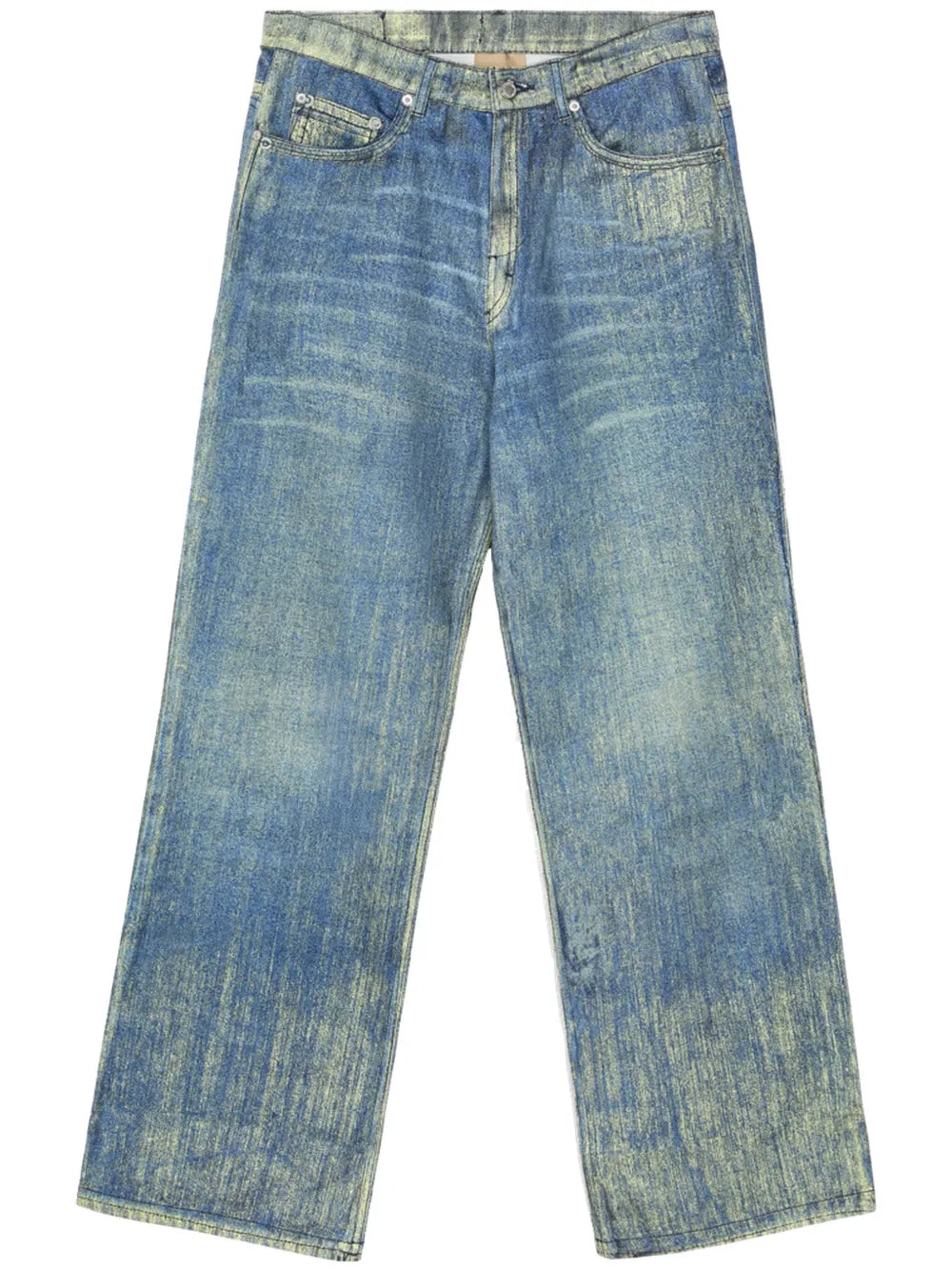 Distressed Straight-Jeans
