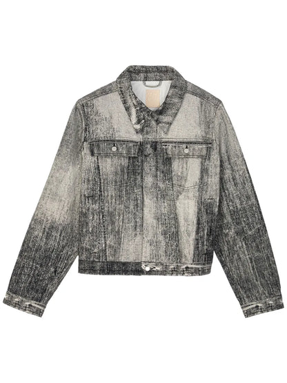 Distressed Denim Jacket