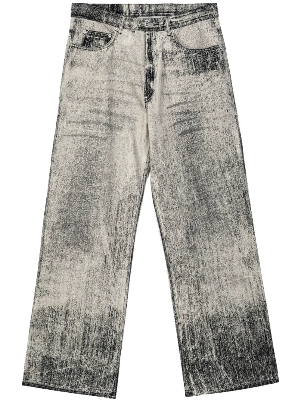 Distressed Straight-Jeans