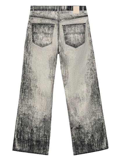 Distressed Straight-Jeans