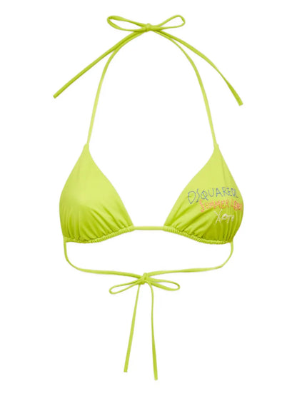 Embroidered Bikini Top