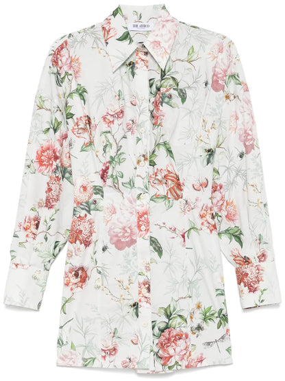 Floral-Print Mini Dress
