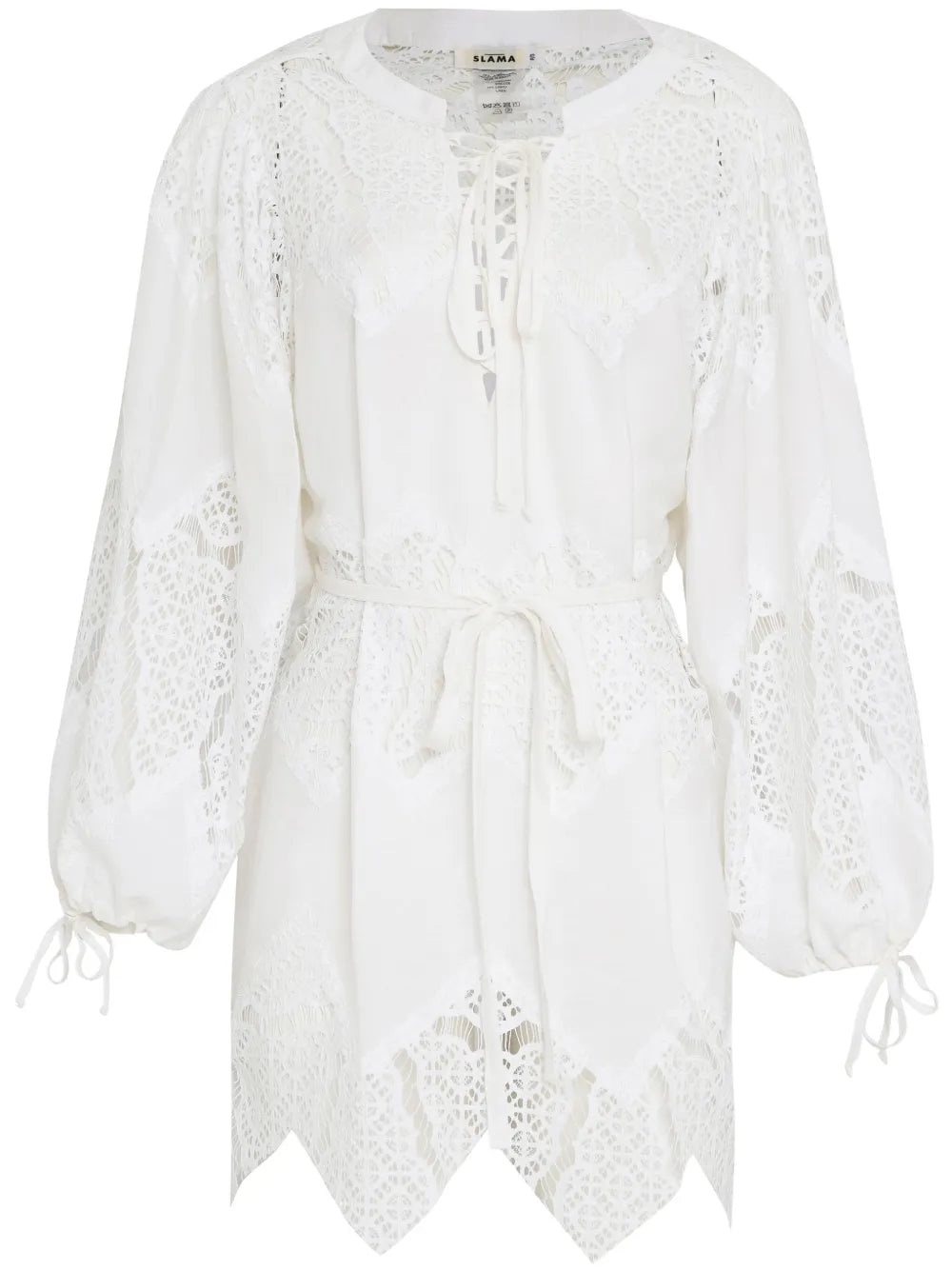 Lace-Panelled Dress