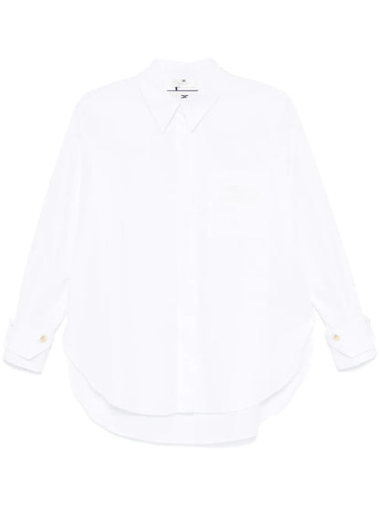 Logo-Embroidered Poplin Shirt