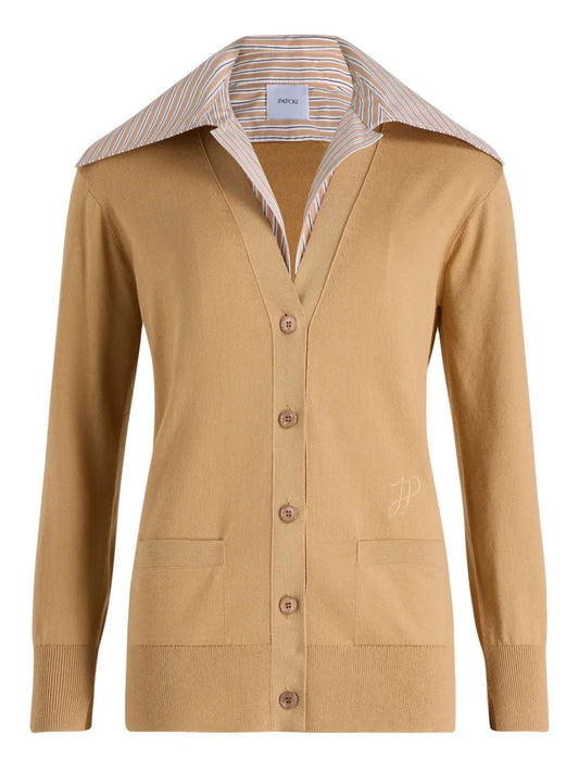 Trompe L'Oeil Cotton Cardigan