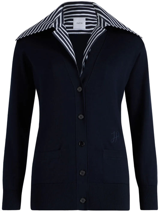 Trompe L'Oeil Cotton Cardigan