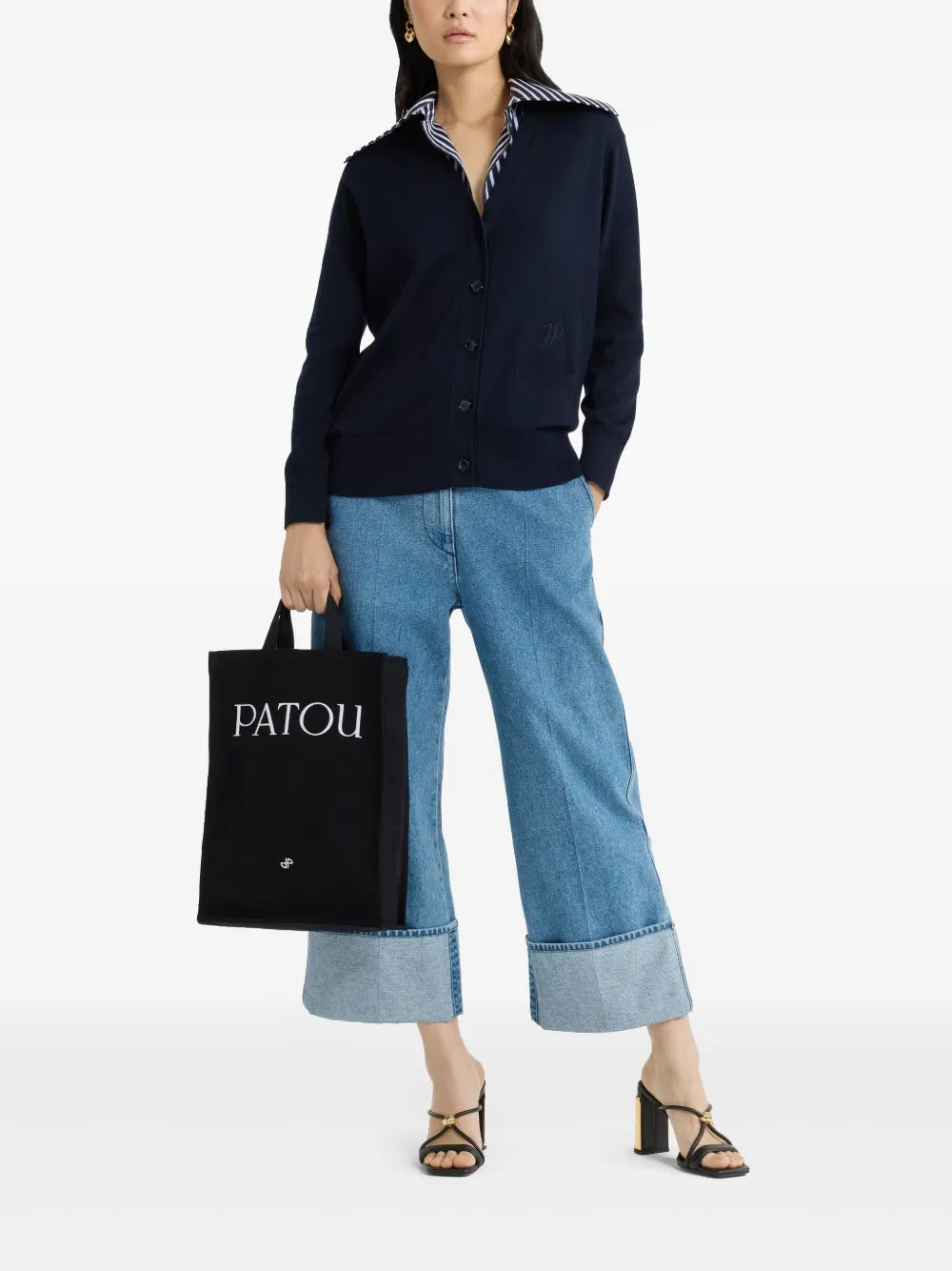 Trompe L'Oeil Cotton Cardigan