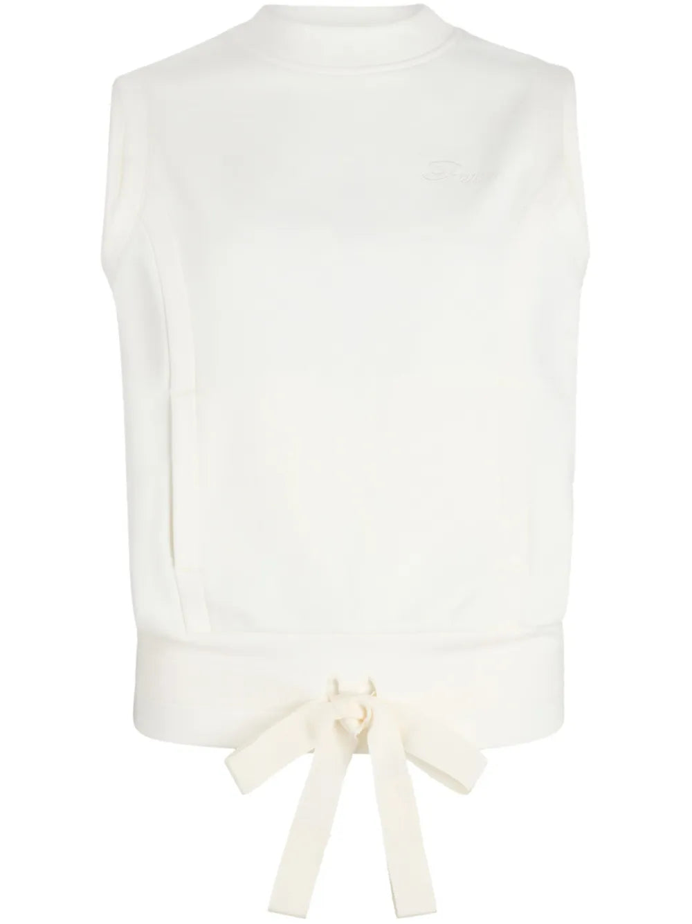 Logo-Embroidered Sleeveless Sweatshirt