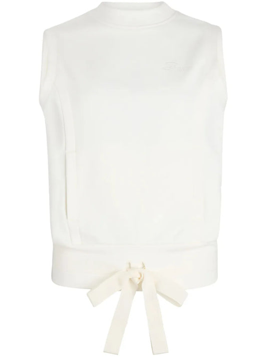 Logo-Embroidered Sleeveless Sweatshirt