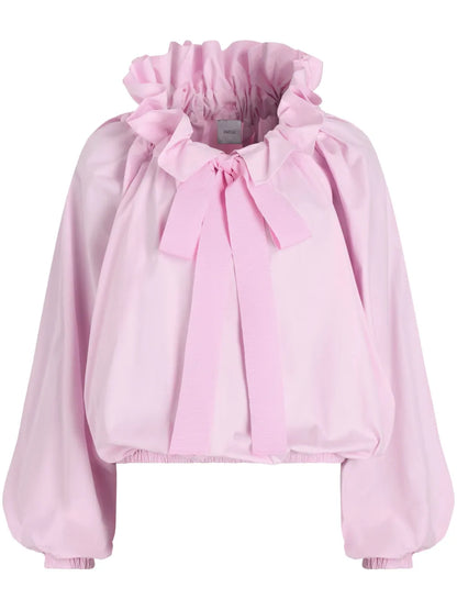 Iconic Drawstring Poplin Top