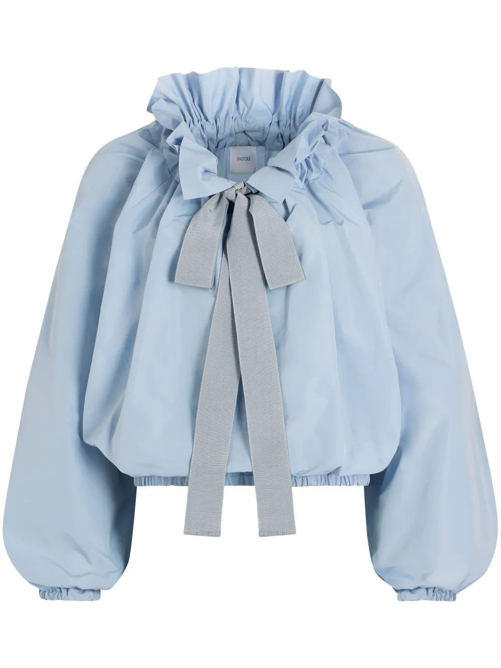 Iconic Drawstring Faille Top