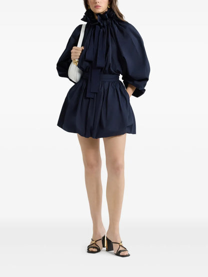 Iconic Drawstring Poplin Top