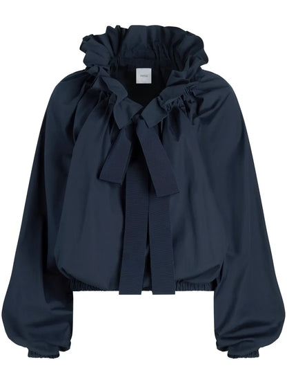 Iconic Drawstring Poplin Top