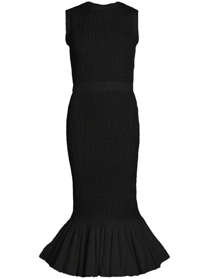 Smocked Midi Dress