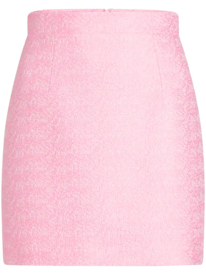 Organic-Cotton Tweed Mini Skirt