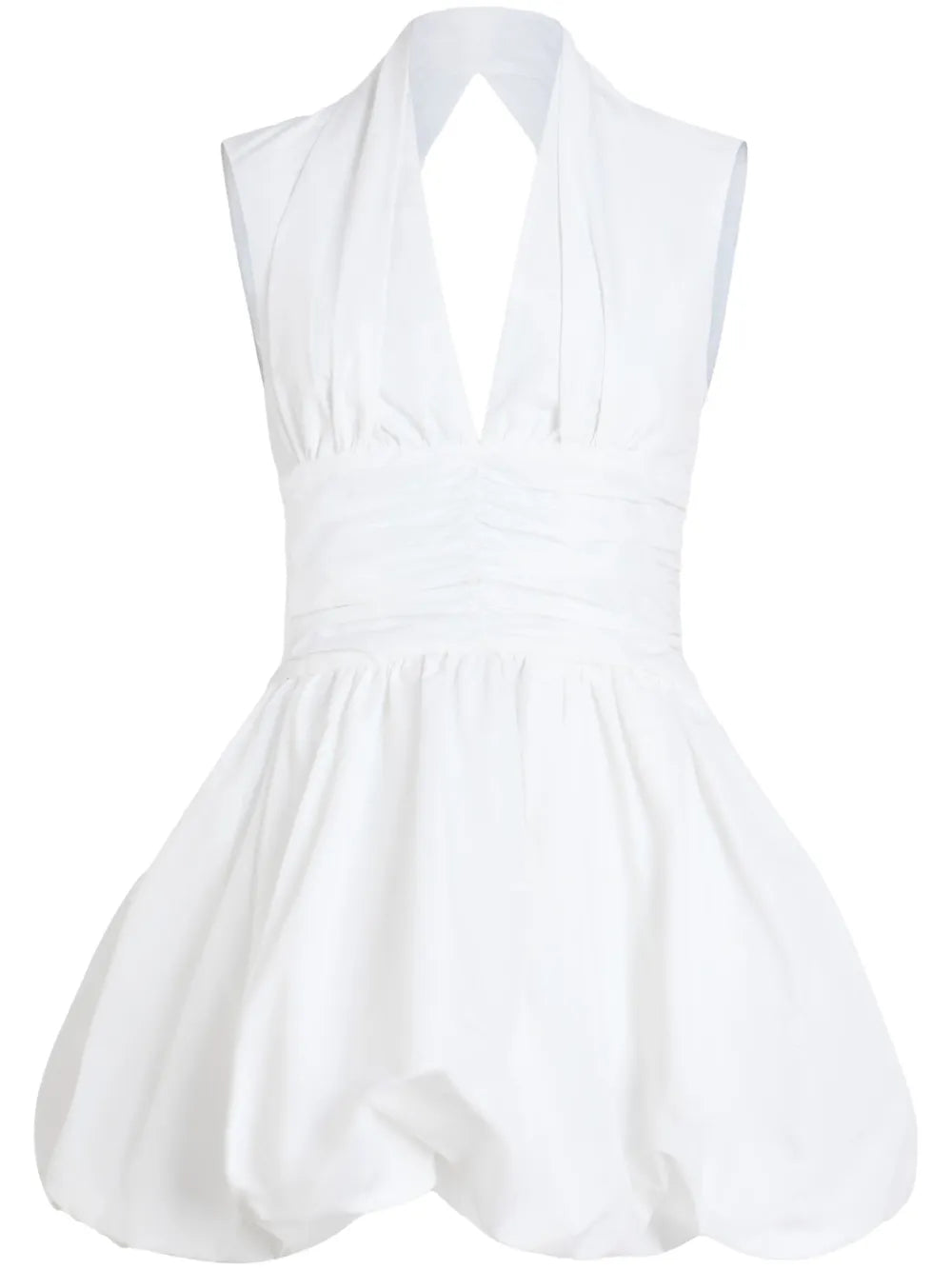 Open-Back Bubble Mini Dress