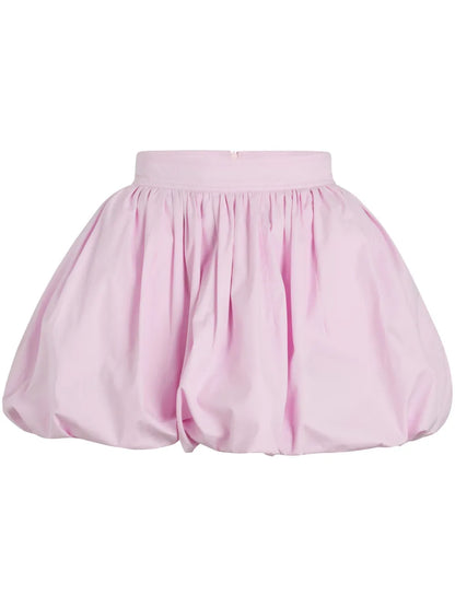 Bubble Poplin Mini Skirt