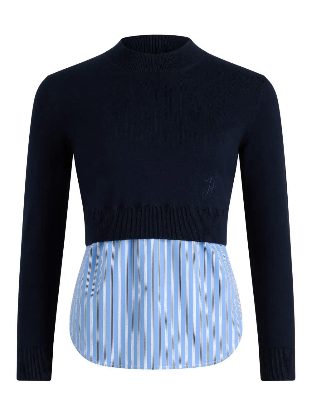Trompe L'Oeil Cotton Sweater