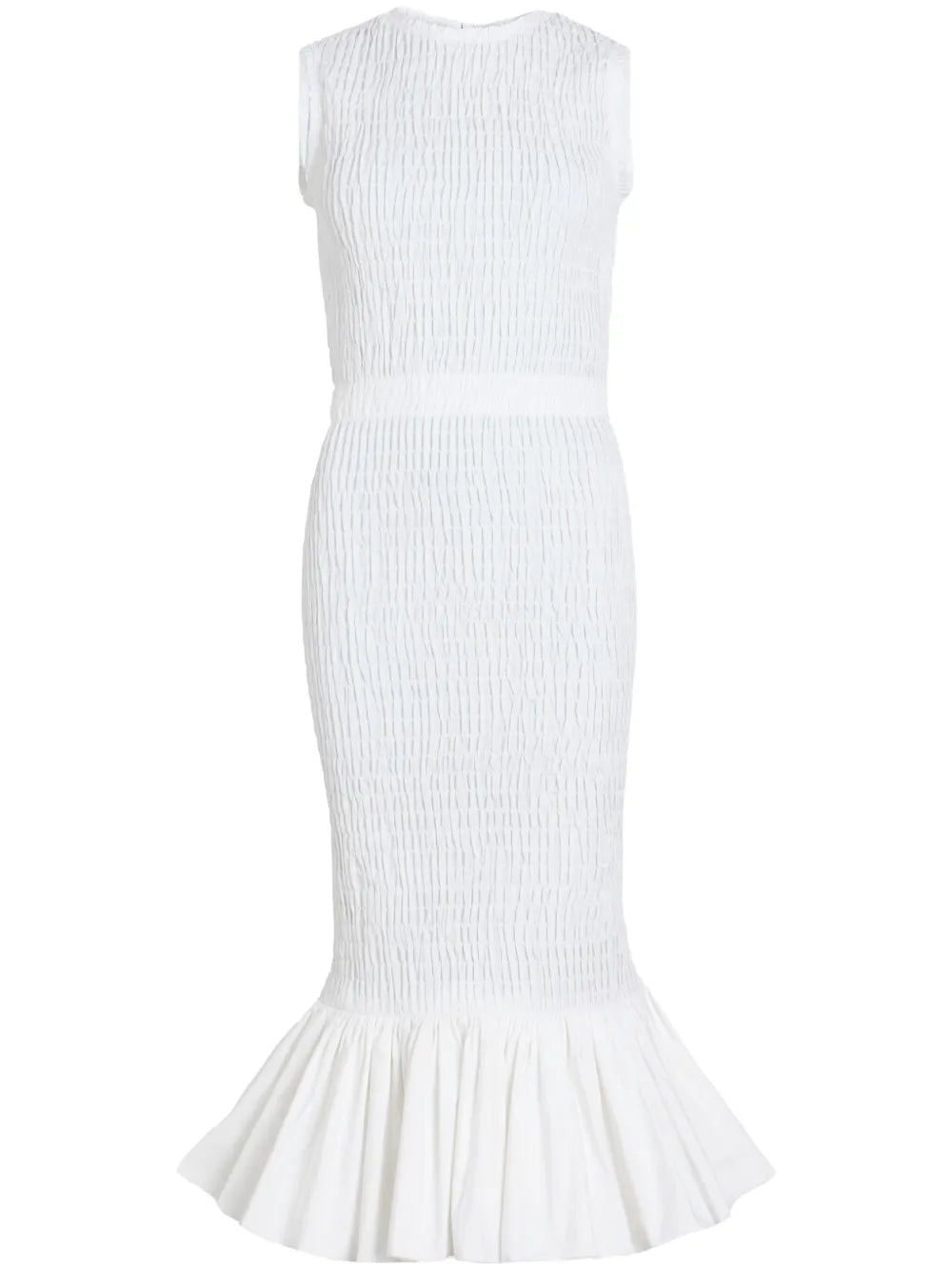 Smocked Midi Dress