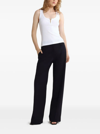 Scoop-Neck Ribbed Tank Top