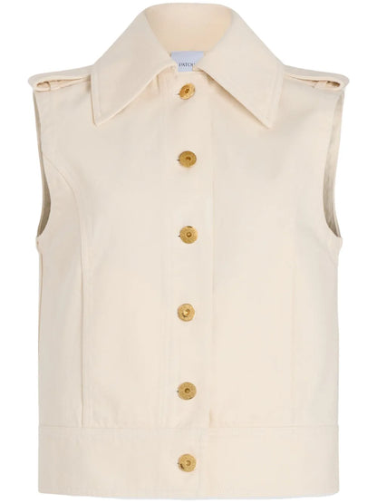 Sleeveless Denim Jacket