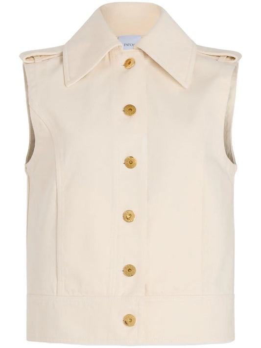 Sleeveless Denim Jacket