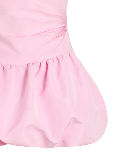 One-Shoulder Bubble Mini Dress