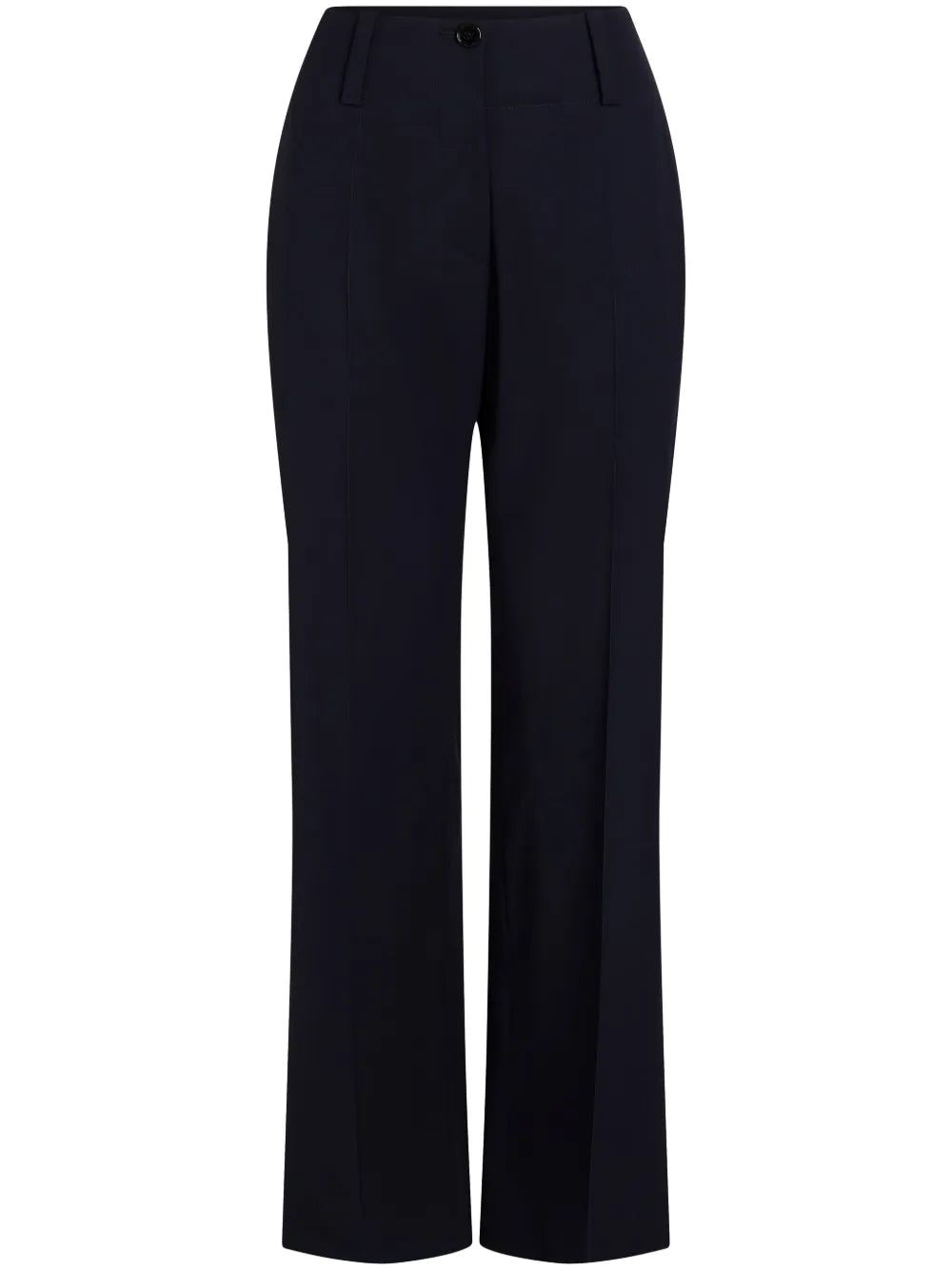 Twill Straight-Leg Trousers