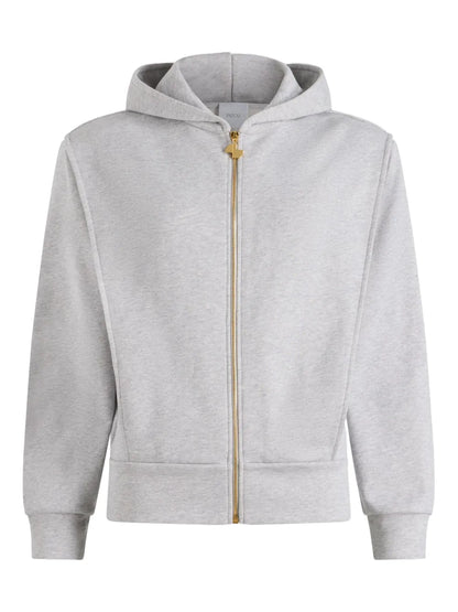 Organic-Cotton Zip Hoodie