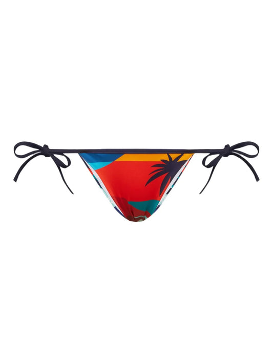 Graphic-Print Bikini Briefs