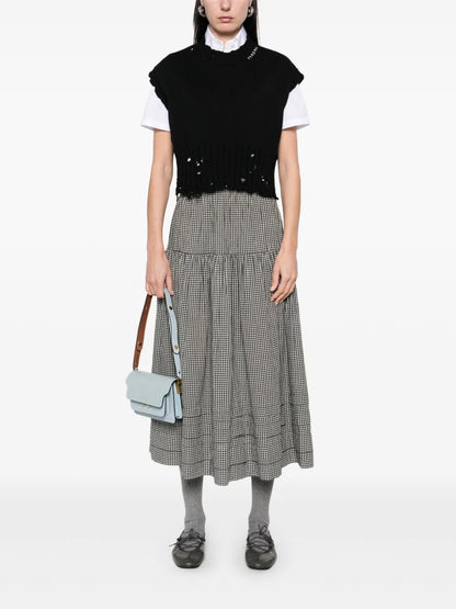 Distressed-Effect Vest
