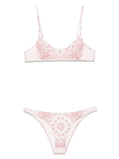 Paisley-Print Bikini