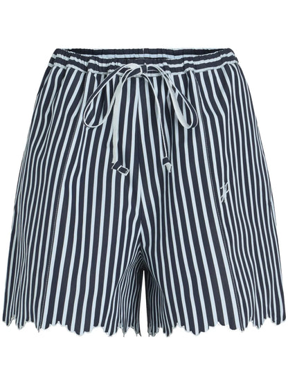 Striped Drawstring Shorts