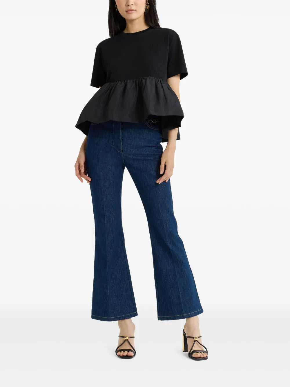 Ruffle-Hem T-Shirt