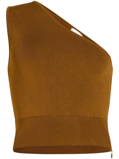 One-Shoulder Knitted Top