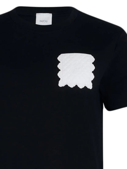 Quilted-Pocket T-Shirt