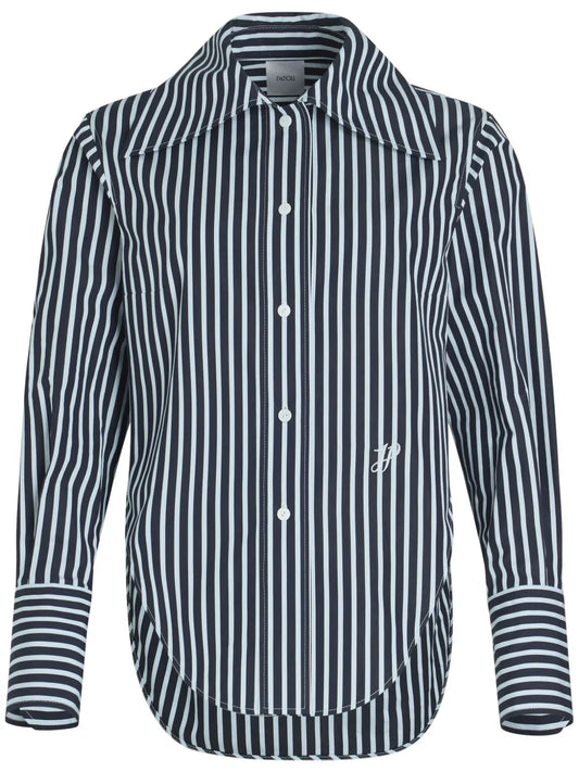 Striped Organic-Cotton Shirt