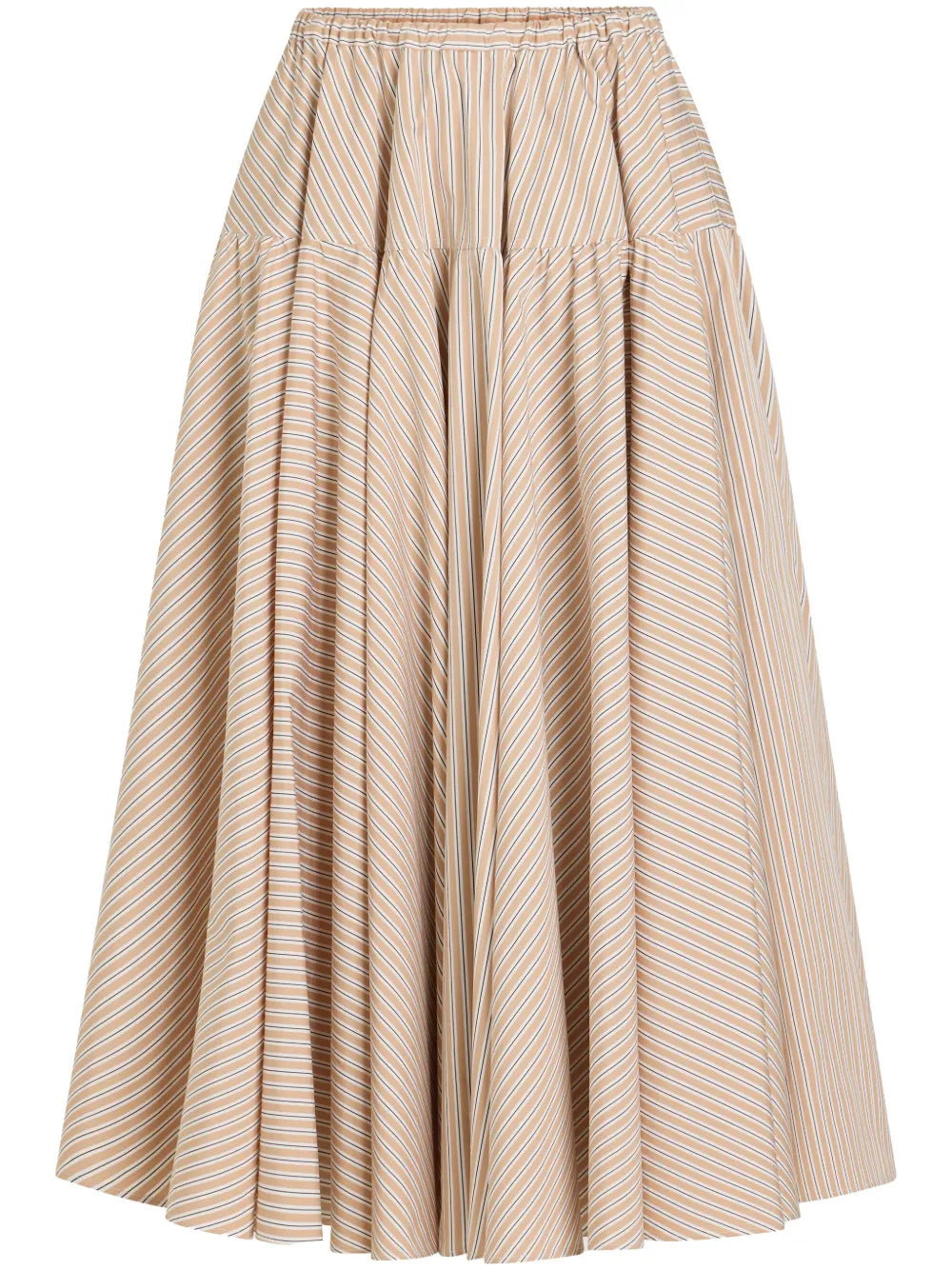 Printed Organic Cotton Maxi Skirt