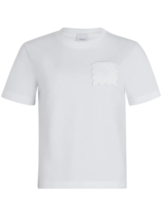 Quilted-Pocket T-Shirt