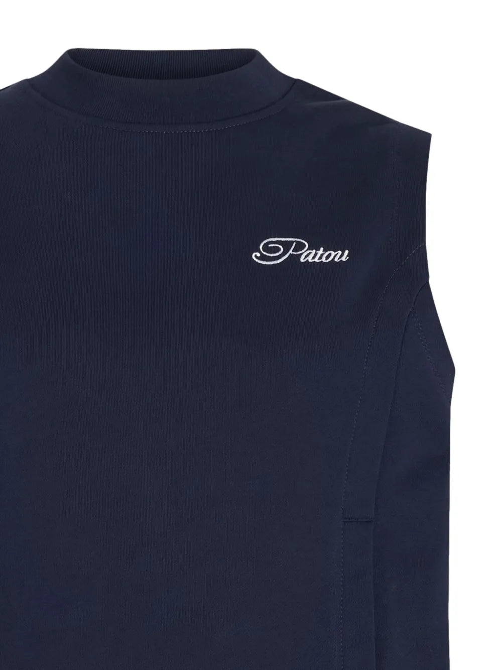 Logo-Embroidered Sleeveless Sweatshirt