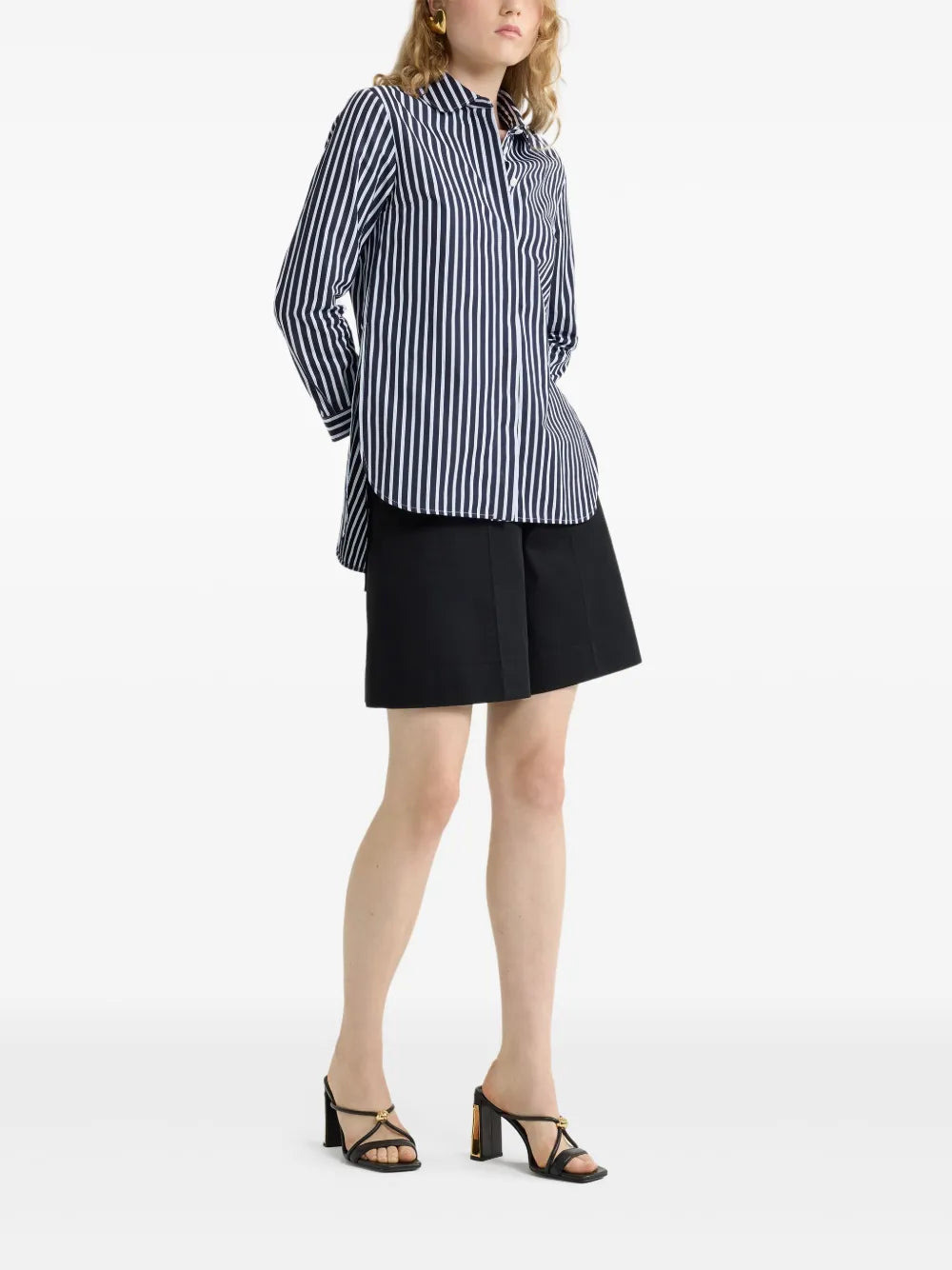 Striped Poplin Shirt