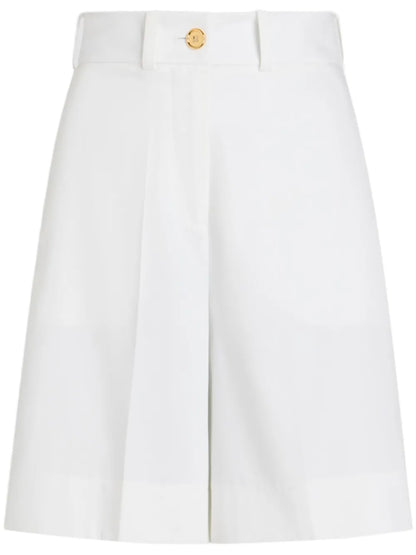 Gabardine Bermuda Shorts