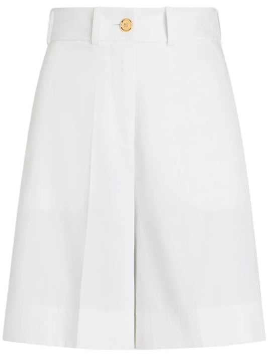 Gabardine Bermuda Shorts