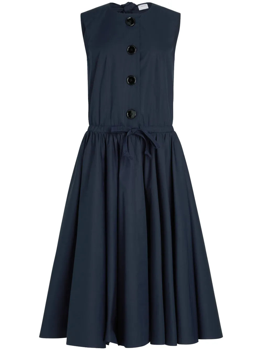 Buttoned-Up Midi Dress