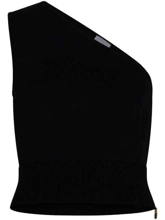 One-Shoulder Knitted Top
