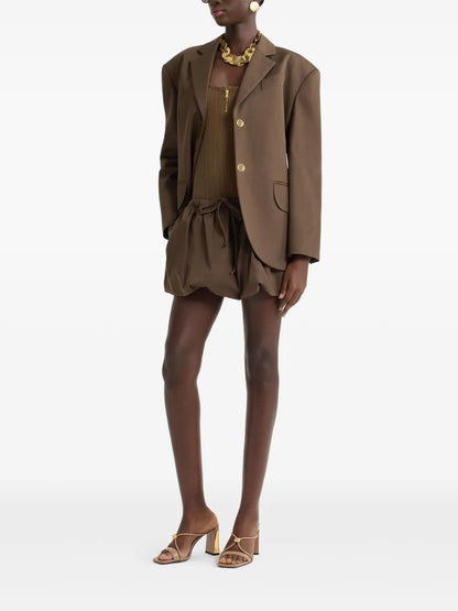 Belted Gabardine Jacket