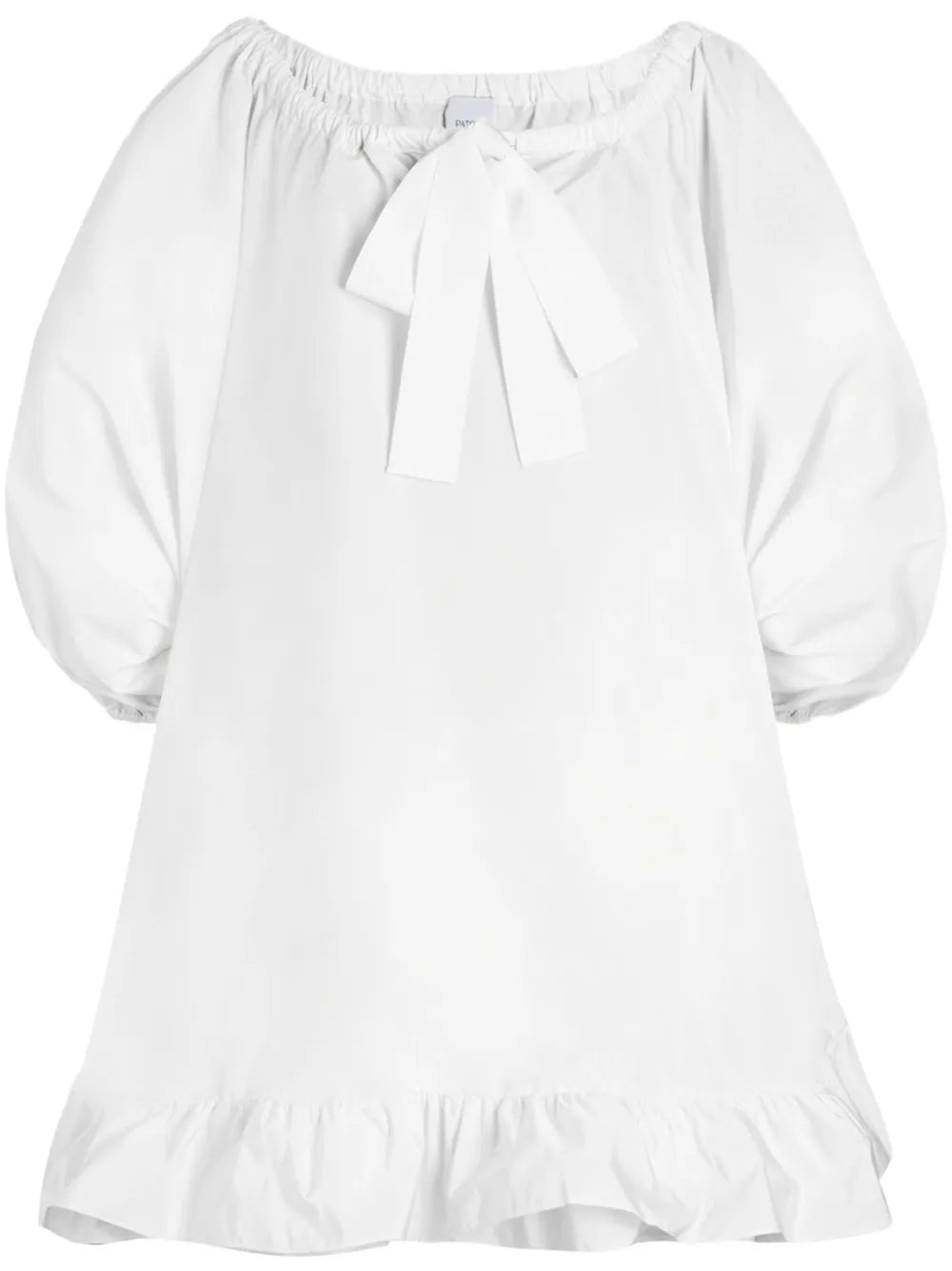 Ruffle-Hem Mini Dress