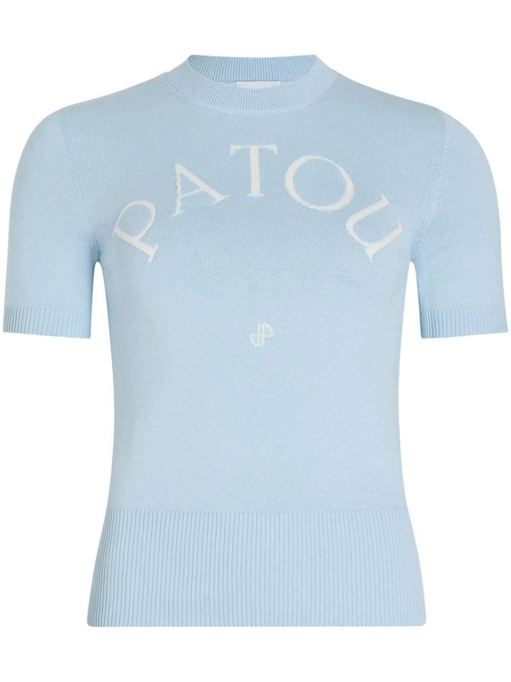 Logo-Jacquard Knitted T-Shirt